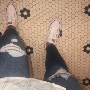 High waisted jeggings